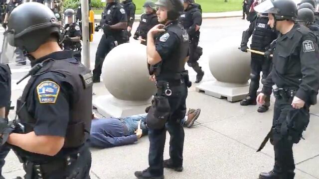 Protesta en Buffalo.