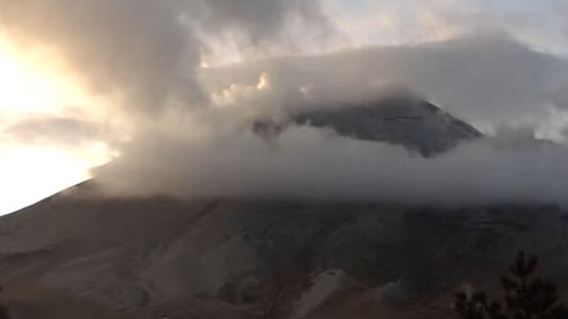 Volcán Popocatépetl el 13 de diciembre
