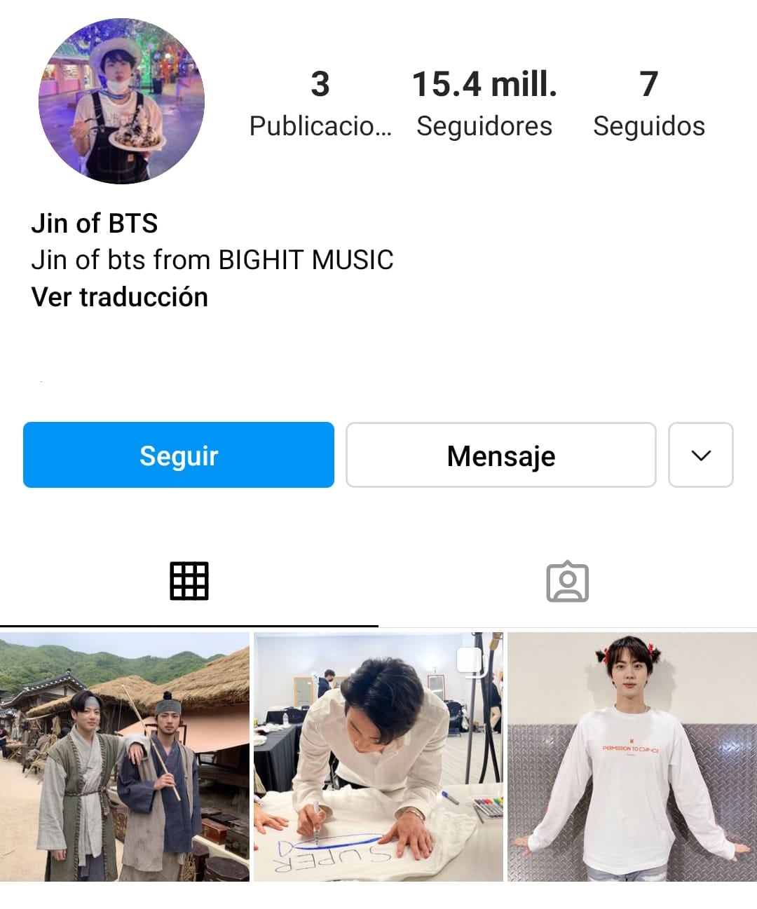 BTS: Jin