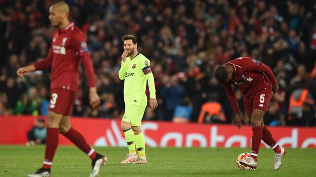 Messi y el Barça cayeron de manera estrepitosa en Anfield