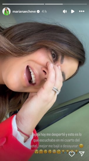 Mariana Echeverría escuchó a una pareja teniendo sexo