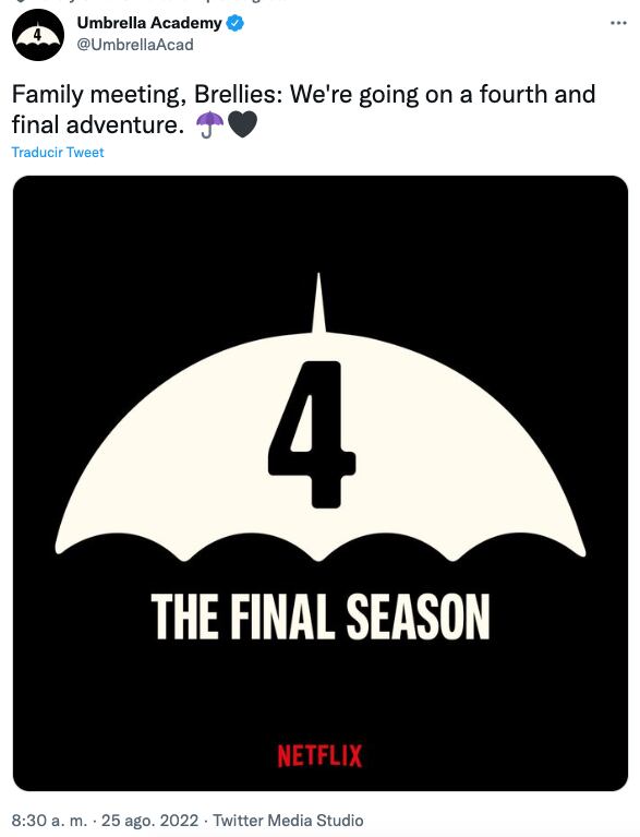 The Umbrella Academy ha sido renovada para una temporada 4