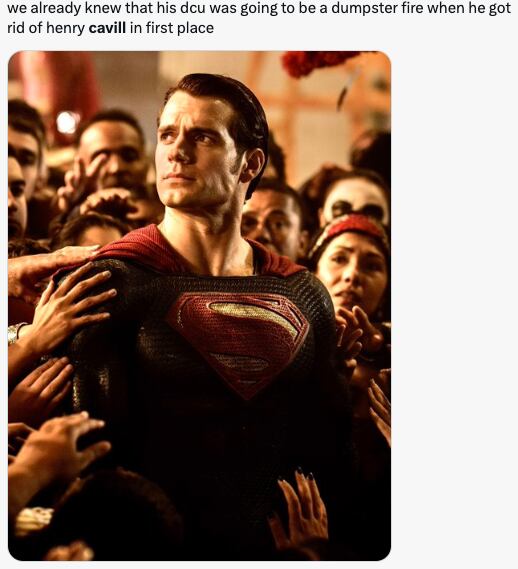 James Gunn esta siendo funado no querer a Henry Cavill pero sí regresar a Gal Gadot para Wonder Woman 3