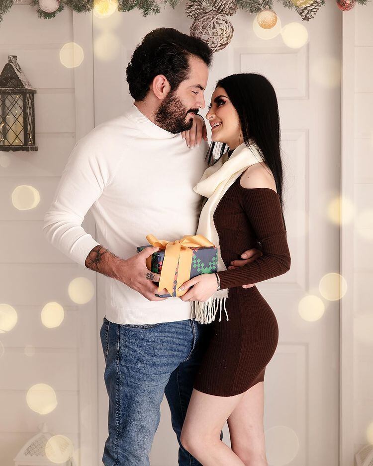 José Eduardo junto a su novia Paola Dalay