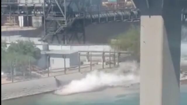 Derrame de tóxicos en Mar de Cortés