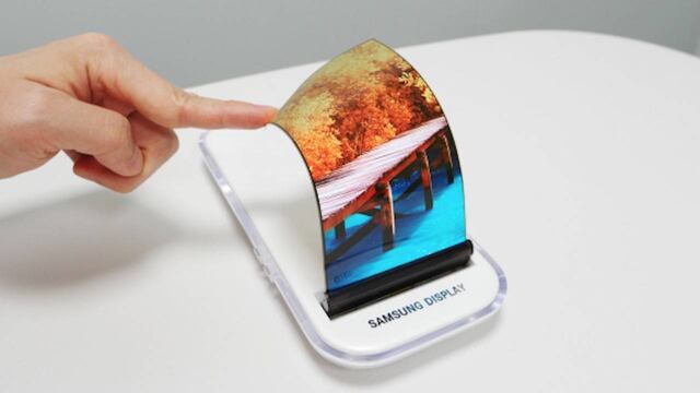 Pantalla plegable de Samsung.