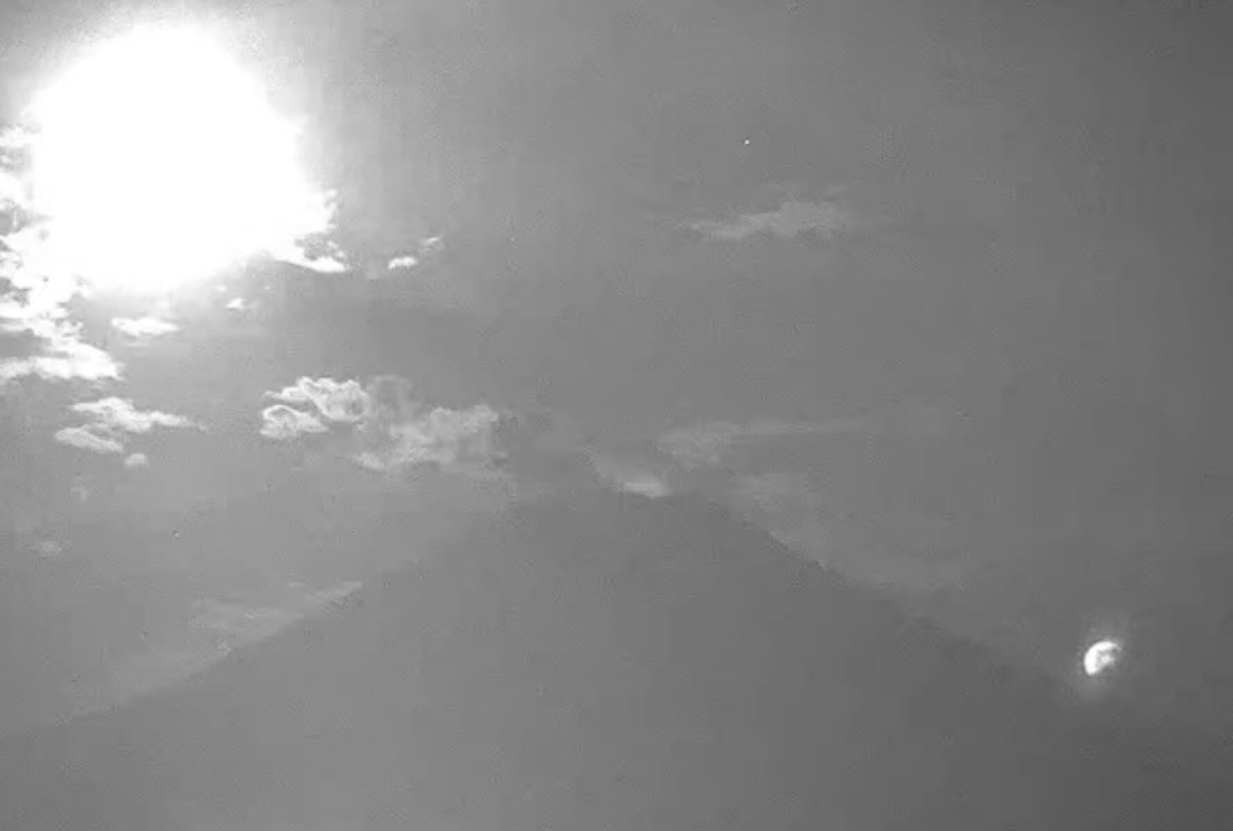 Se en "dos lunas" en el Volcán Popocatépetl