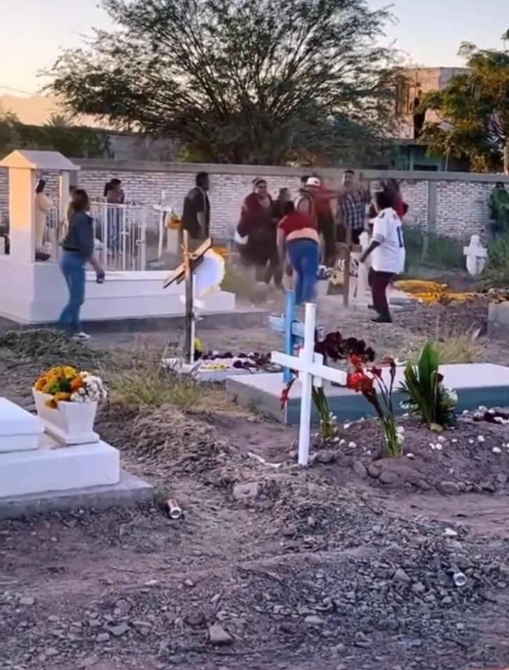 Pelea en el panteón por los terrenos de la abuela