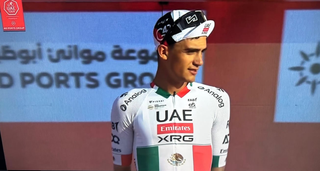 Isaac del Toro, orgullo mexicano en el UAE Tour