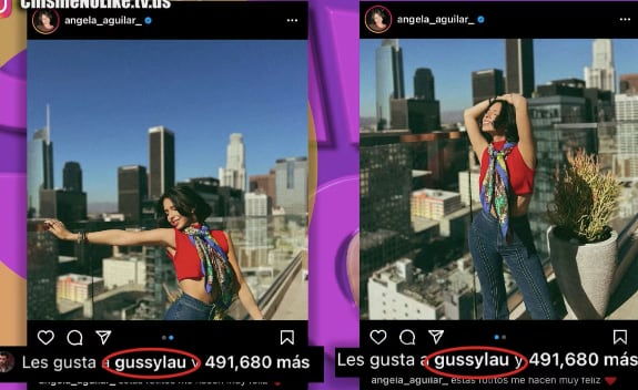 Ángela Aguilar y Gussy Lau se siguen en Instagram