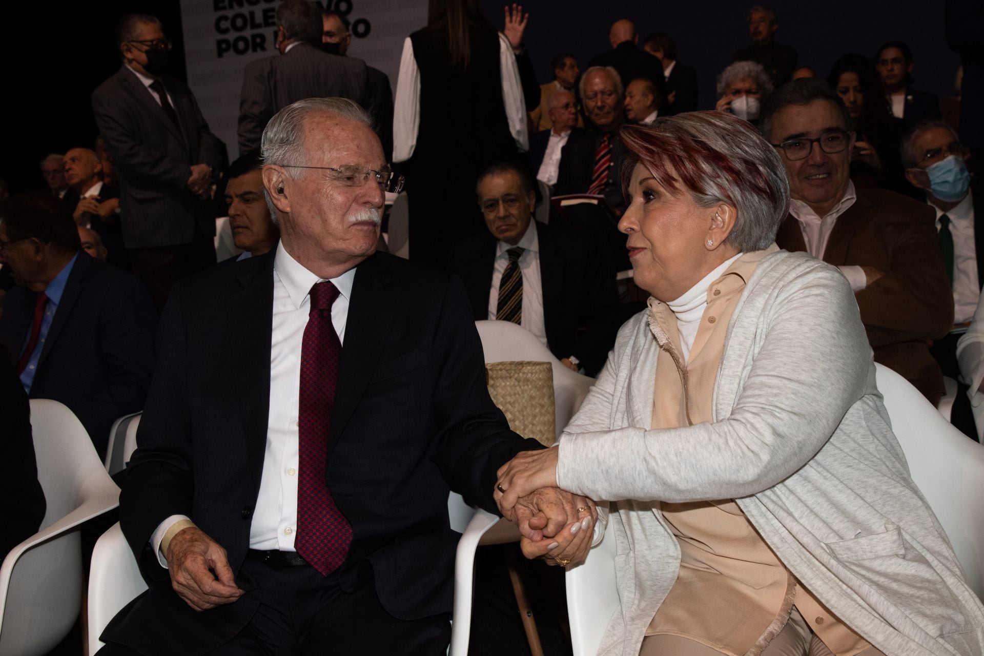 Francisco Labastida y su esposa María Teresa Uriarte