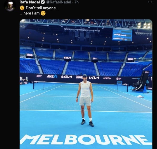 Rafael Nadal en Australia