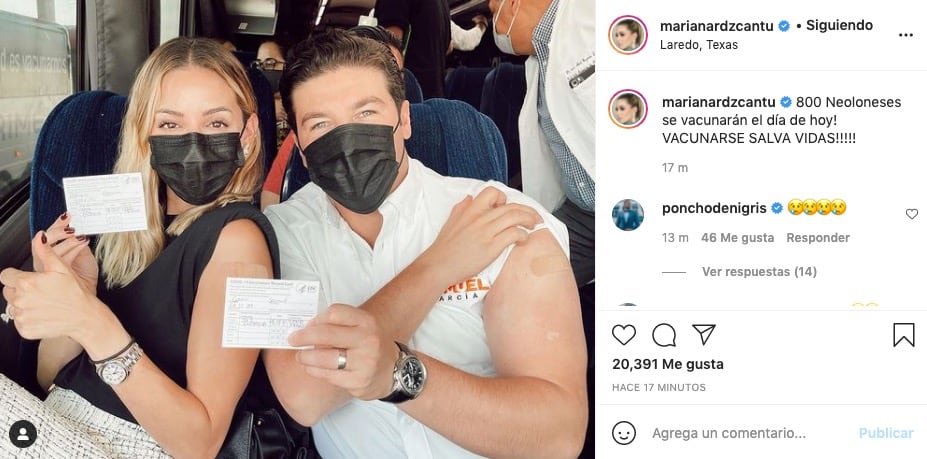 Samuel García y Mariana Rodríguez