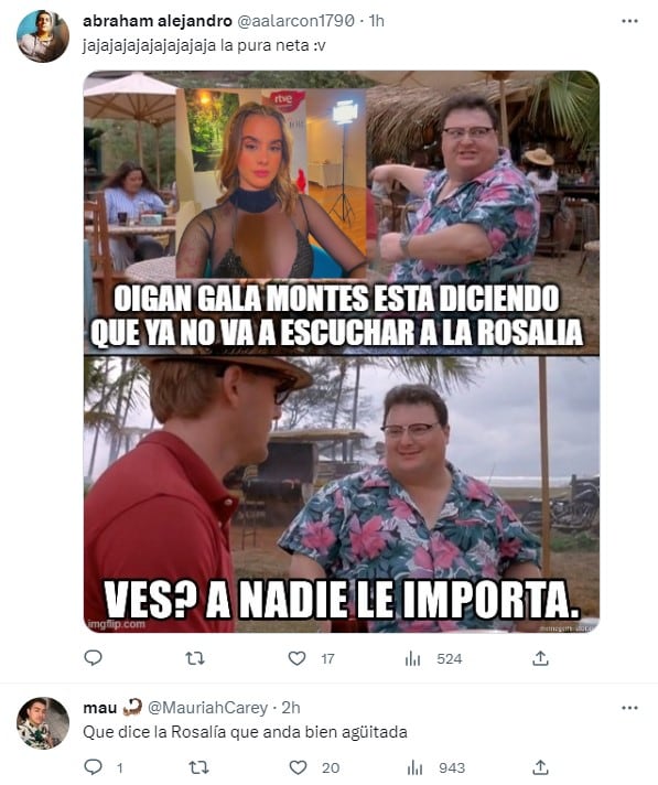 Gala Montes y Rosalía