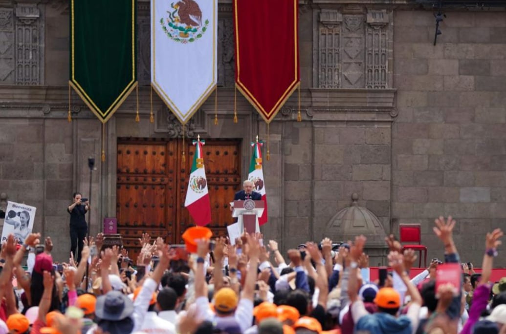 Alfonso Durazo en el Sexto Informe de Gobierno de AMLO