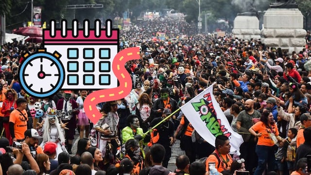 Marcha Zombie 2026 en CDMX