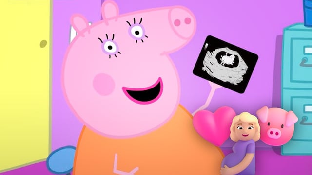 Mamá Cerdito está embarazada y Peppa Pig y George tendrán un hermanito