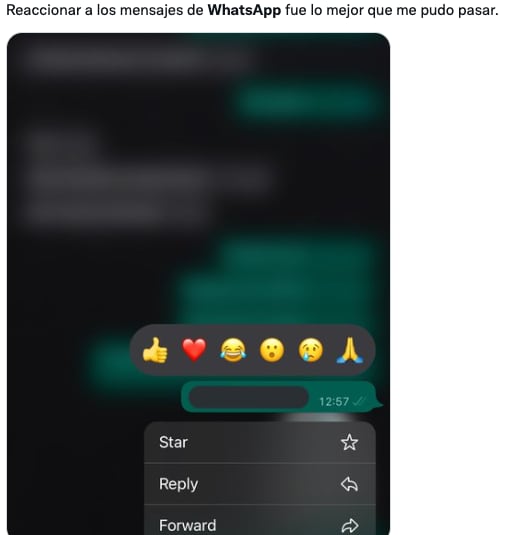 Memes sobre reacciones de WhatsApp