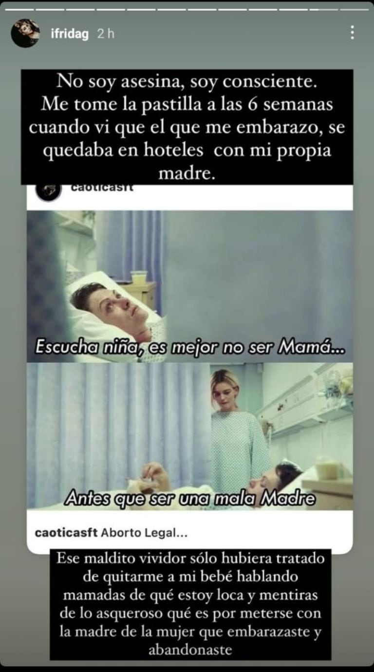 Frida Sofía revela por qué aborto