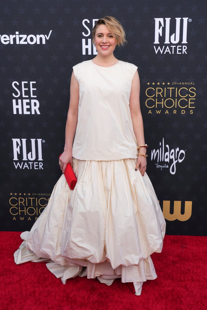 Greta Gerwig llega a los Critics Choice Awards 2024.