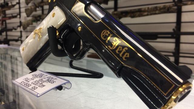La pistola “El Jefe”, de la marca Colt