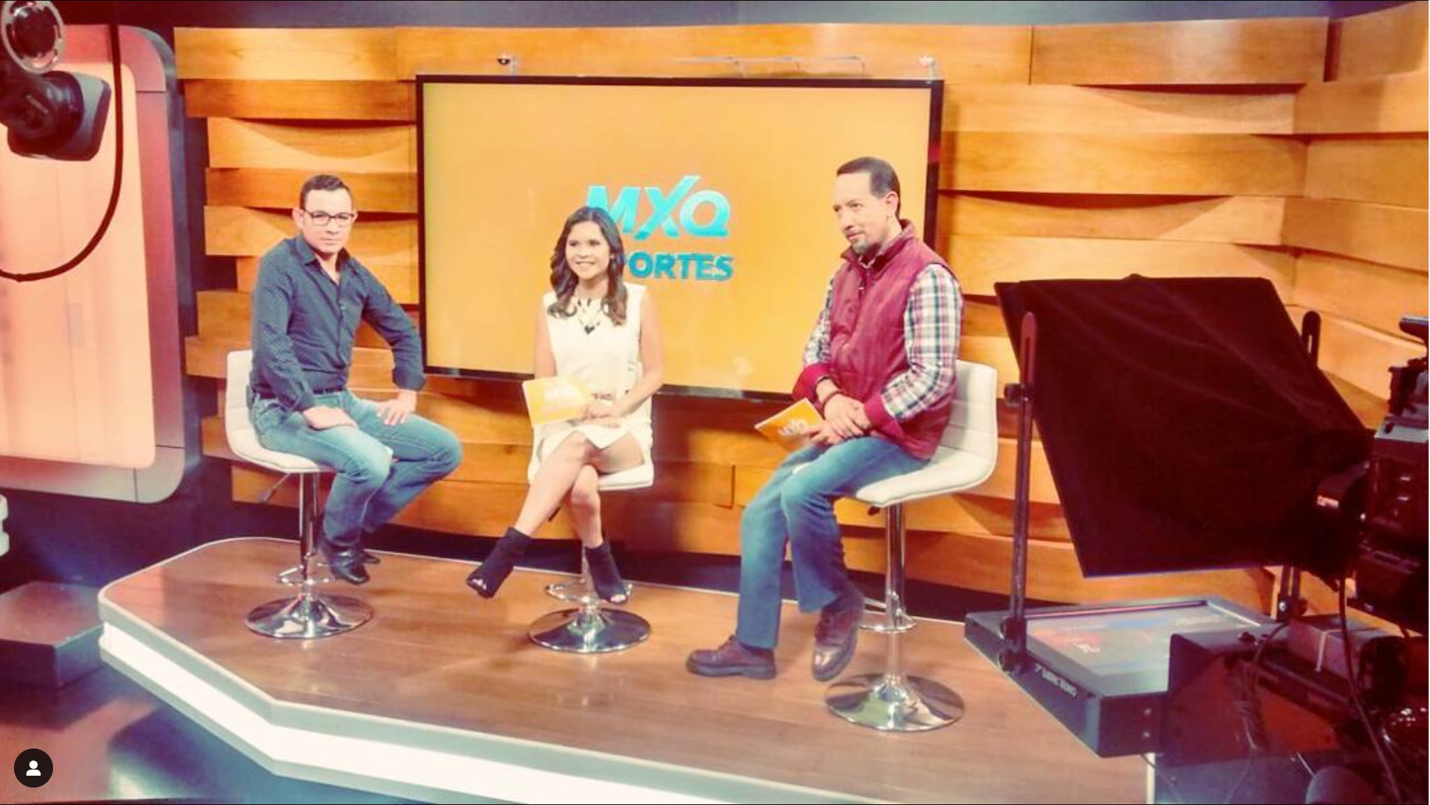 Adriana Maldonado en Mexiquense TV.