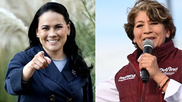 Alejandra del Moral y Delfina Gómez