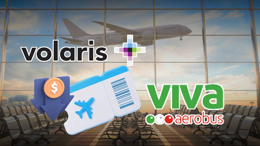 Nueva alianza entre Volaris y Viva Aerobus busca bajar los precios de tus boletos