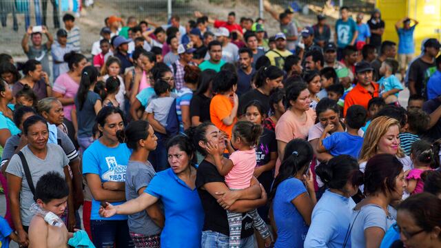 Migrantes en Matamoros