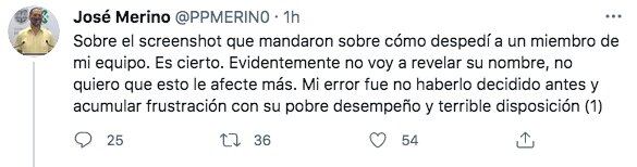 Tuit de Pepe Merino