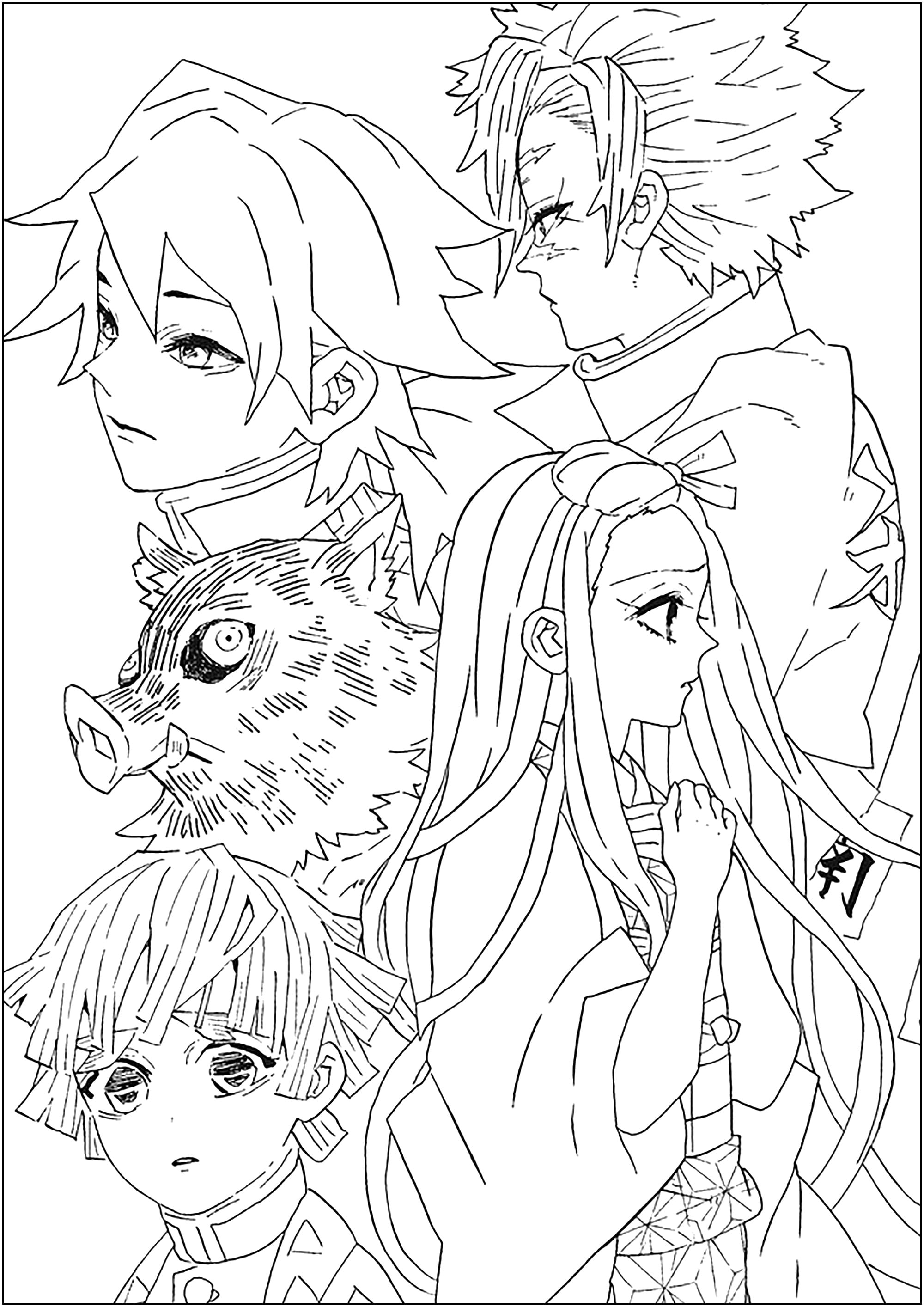 Dibujos de Demon Slayer