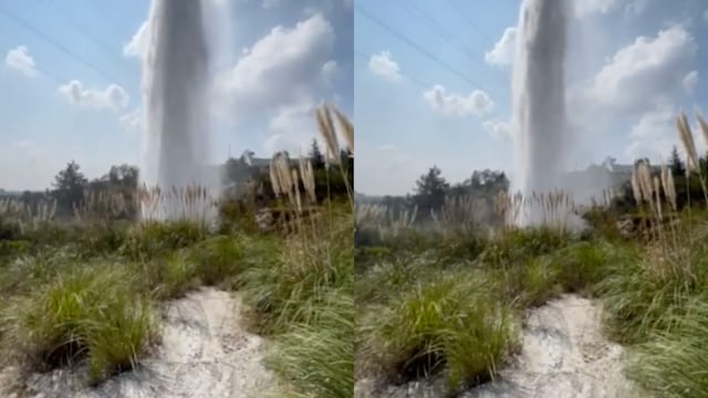 Enorme fuga en Sistema Cutzamala afectó el servicio por varias horas en Atizapán