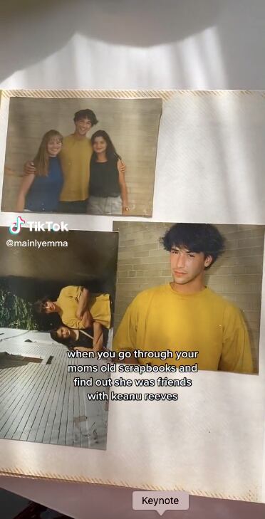 Descubre que Keanu Reeves solía ser amigo de su mamá