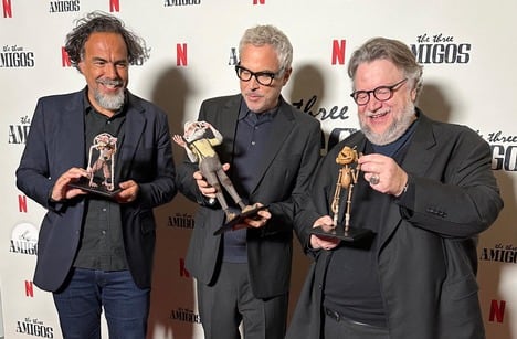 Alejandro González Inárritu, Alfonso Cuarón y Guillermo del Toro