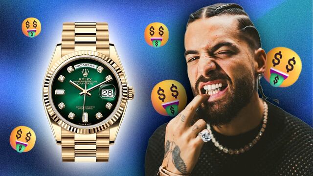 Maluma recibe de regalo de Navidad un reloj Rolex