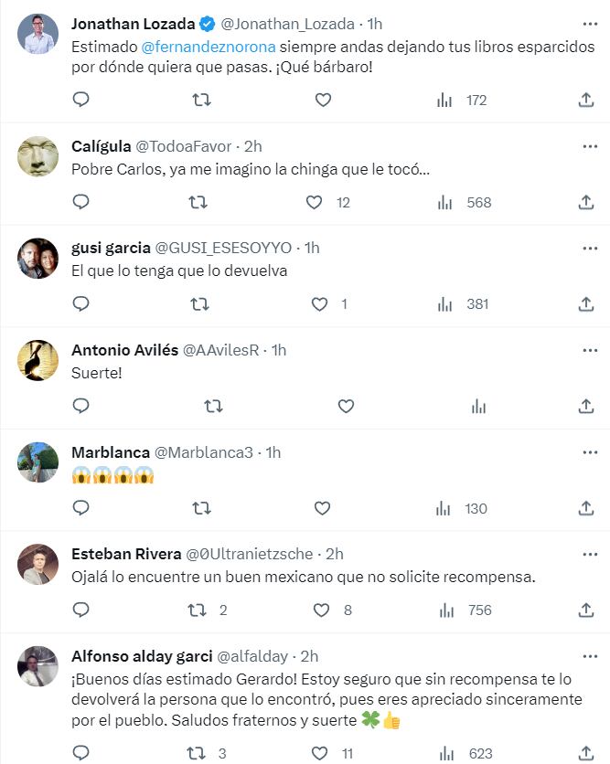 comentarios de apoyo a Gerardo Fernández Noroña
