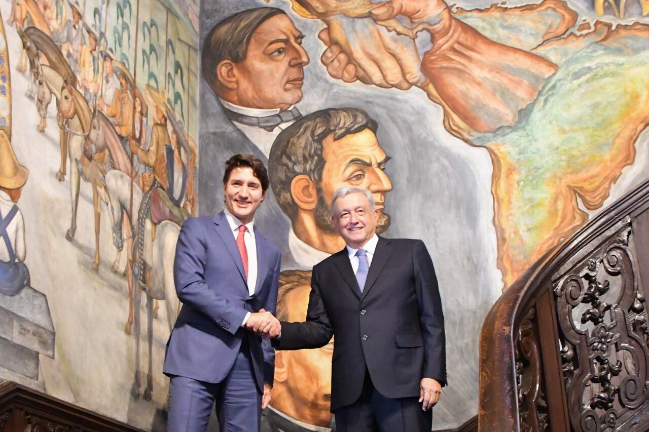 AMLO y Justin Trudeau