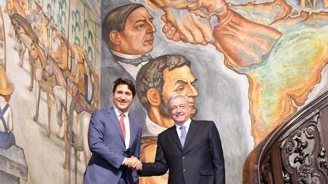 AMLO y Justin Trudeau