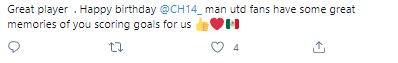 Fans desean feliz cumpleaños a 'Chicharito'.