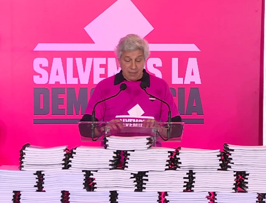 Claudio X. González reporta 188 mil firmas en apoyo a “Salvemos la Democracia”