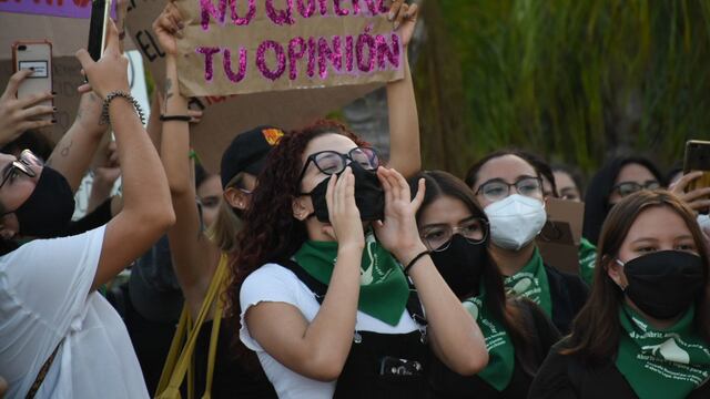 Protesta por el aborto en Quintana Roo