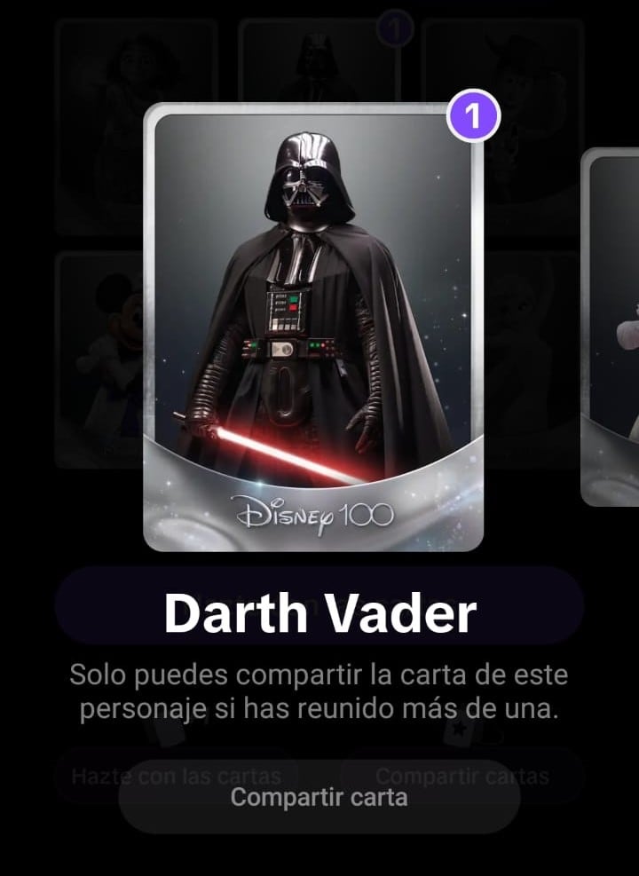 Cartas Disney 100 en TikTok