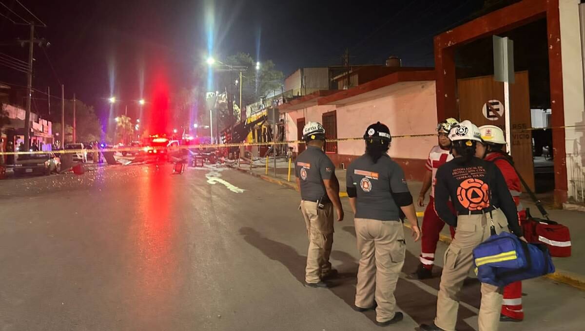 Explosión de taquería en Montemorelos