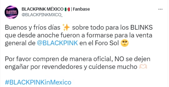 Fans de Blackpink acamparon en el Foro Sol para vencer a Ticketmaster.