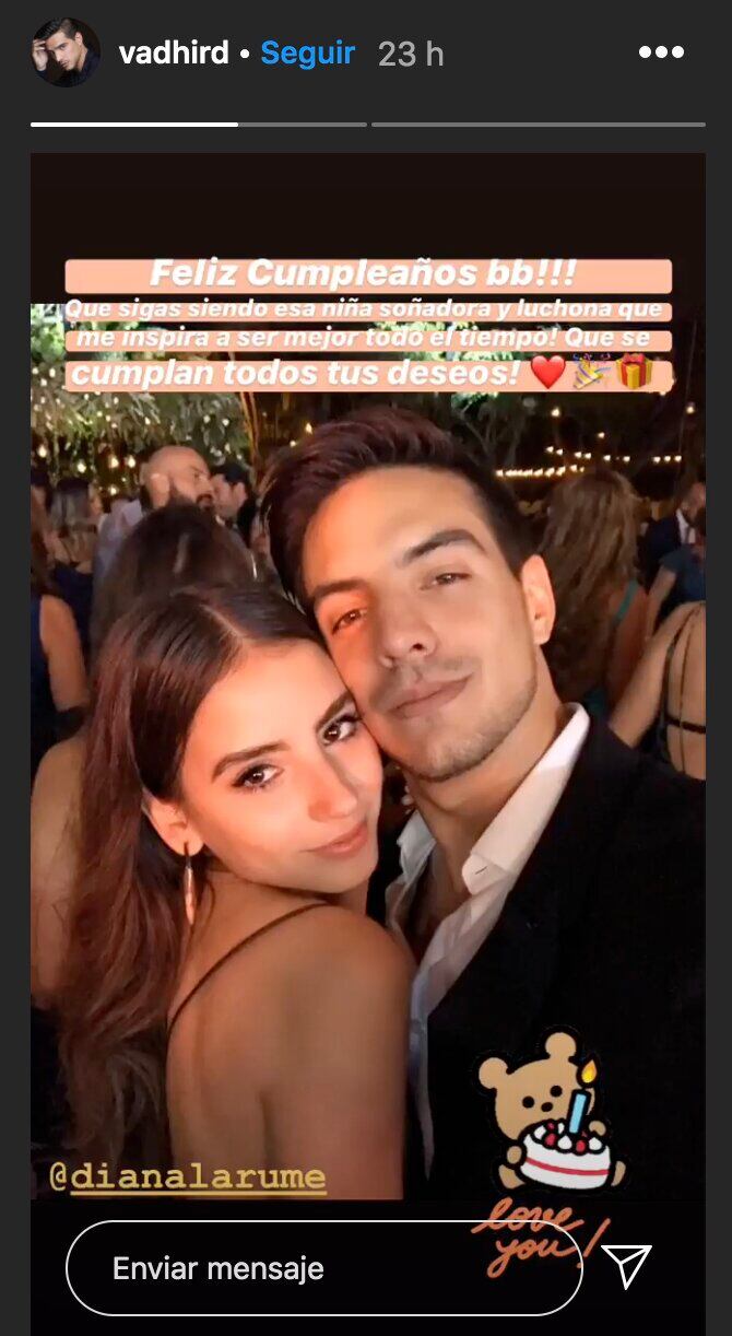 Vadhir Derbez  y Diana Larume