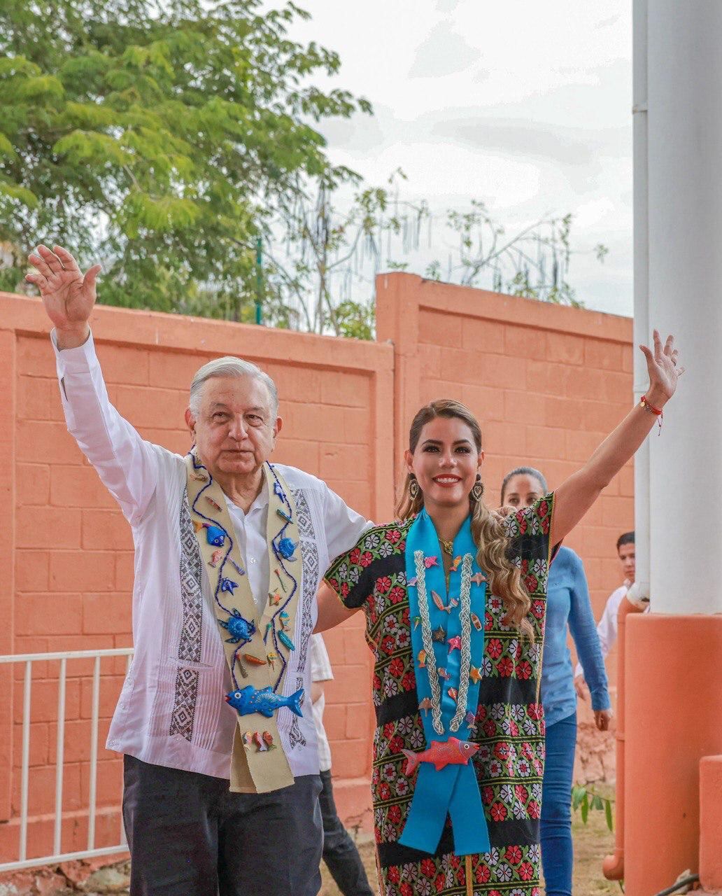 Evelyn Salgado acompañó a AMLO en gira por Guerrero