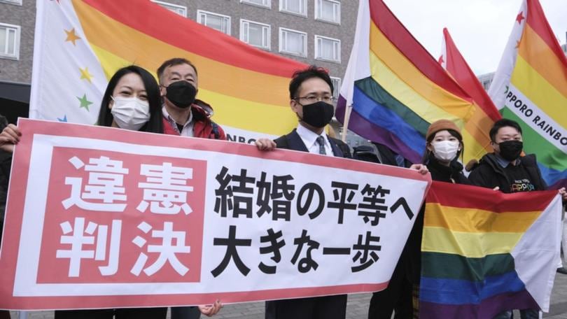 Se manifiestan por aprobación de matrimonio gay en Japón