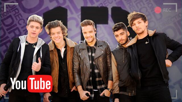 Los 5 videos más vistos de One Direction en YouTube