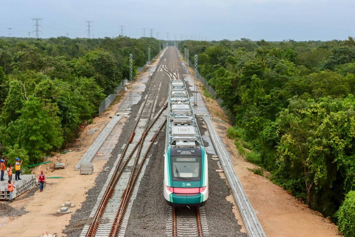 Inauguran tramo de Tren Maya con obras pendientes de Campeche a Cancún