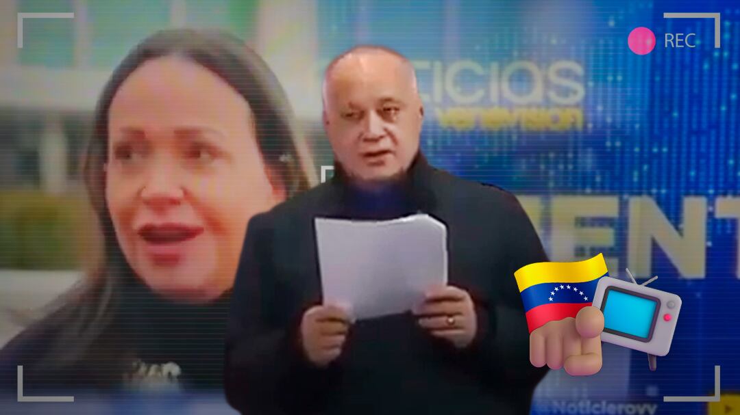 Diosdado Cabello lanza advertencia a Venevisión por declaraciones de María Corina Machado